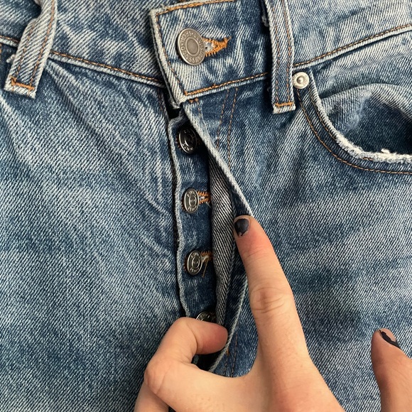 Revice High Waisted Straight Leg Jeans Womens Size 26 - Picture 6 of 6